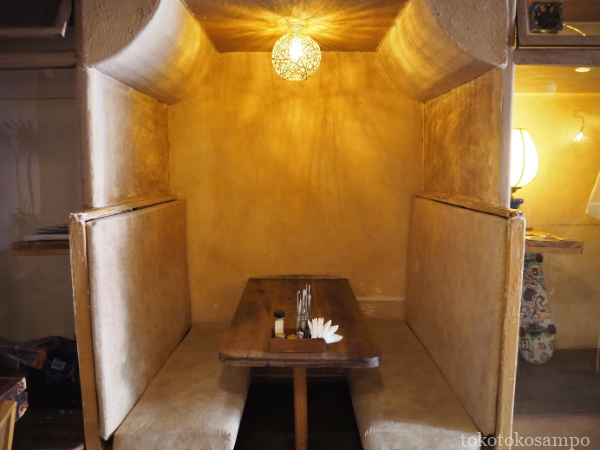 CAFE BUONOのテーブル席
